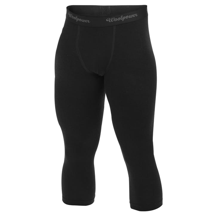 Woolpower 3/4 Long Johns Men's Lite Black Woolpower