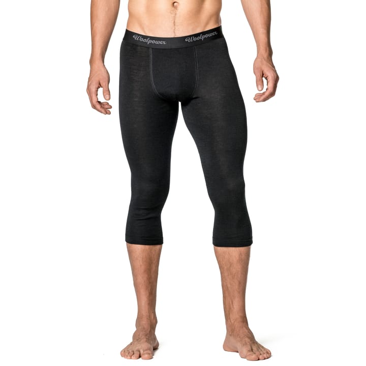Woolpower 3/4 Long Johns Men's Lite Black Woolpower