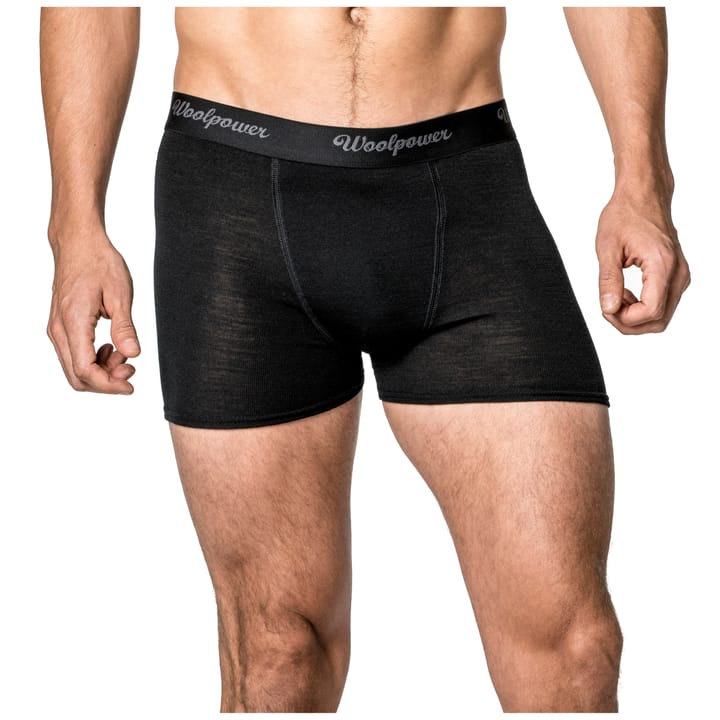 Woolpower Boxer Briefs Men's Lite Black Woolpower