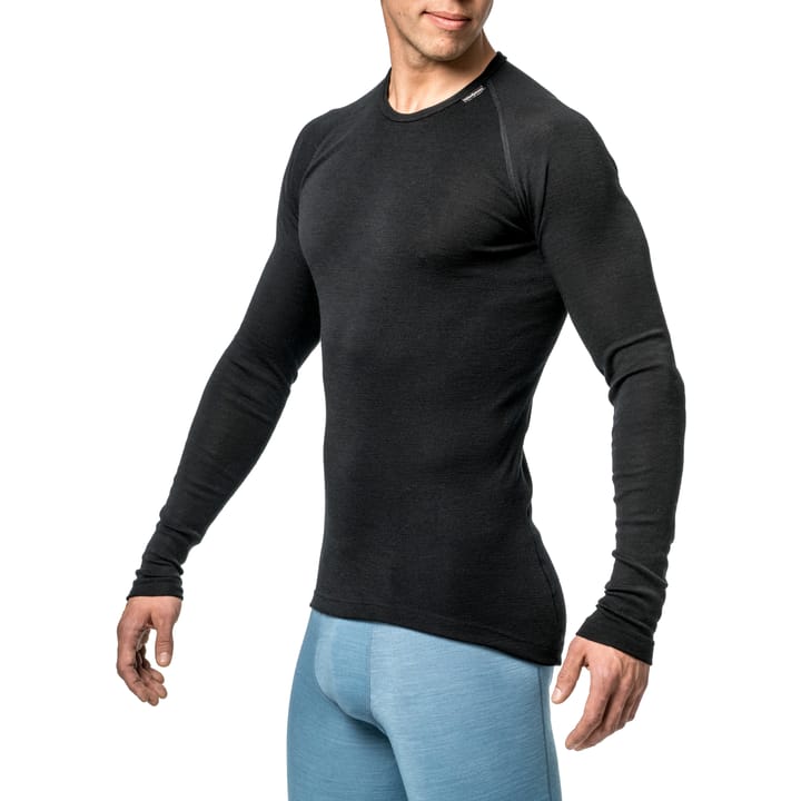 Woolpower Unisex Crewneck Lite Black Woolpower Woolpower Unisex Crewneck Lite Black Woolpower