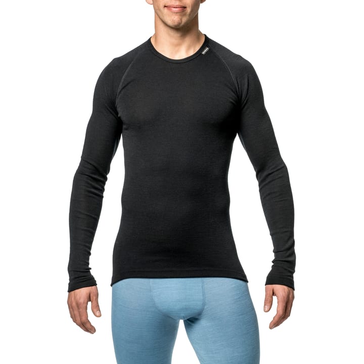 Woolpower Unisex Crewneck Lite Black Woolpower Woolpower Unisex Crewneck Lite Black Woolpower