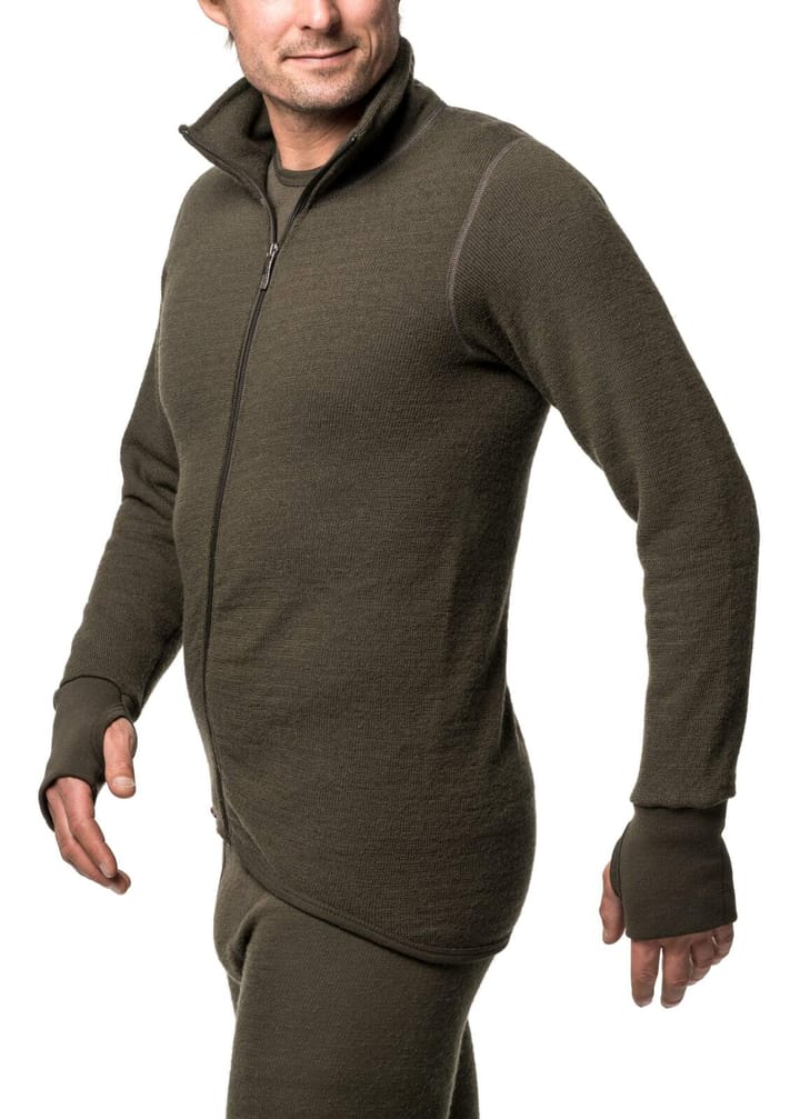 Woolpower Full Zip Jacket 400 Pine Green Woolpower Woolpower Full Zip Jacket 400 Pine Green Woolpower