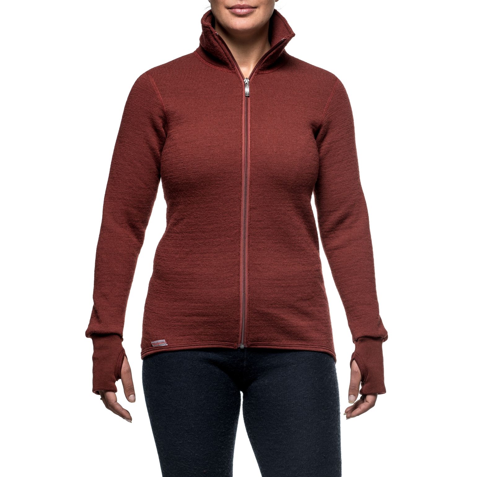 Woolpower Full Zip Jacket 400 Rust Red