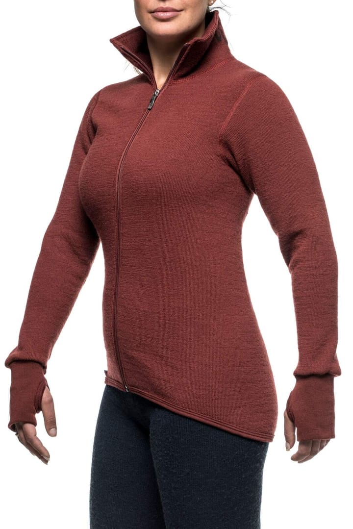 Woolpower Full Zip Jacket 400 Rust Red Woolpower Woolpower Full Zip Jacket 400 Rust Red Woolpower