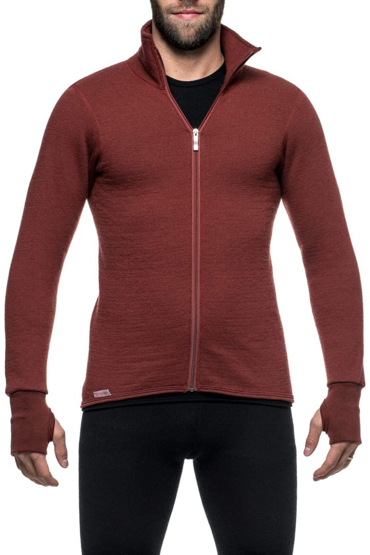 Woolpower Full Zip Jacket 400 Rust Red Woolpower Woolpower Full Zip Jacket 400 Rust Red Woolpower
