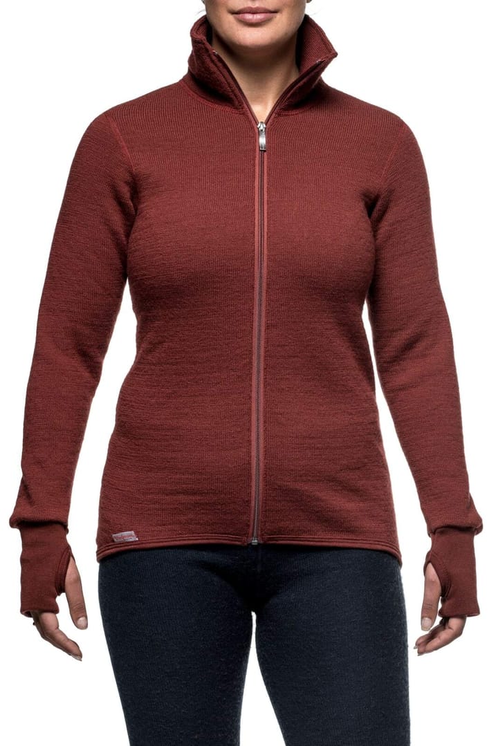 Woolpower Full Zip Jacket 400 Rust Red Woolpower Woolpower Full Zip Jacket 400 Rust Red Woolpower