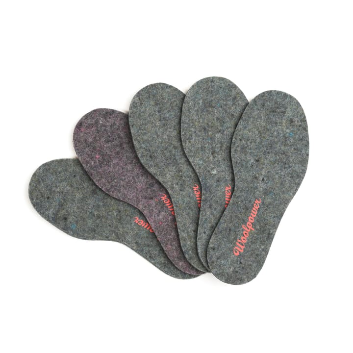 Woolpower Kids' Felt Insoles Recycled Grey Woolpower