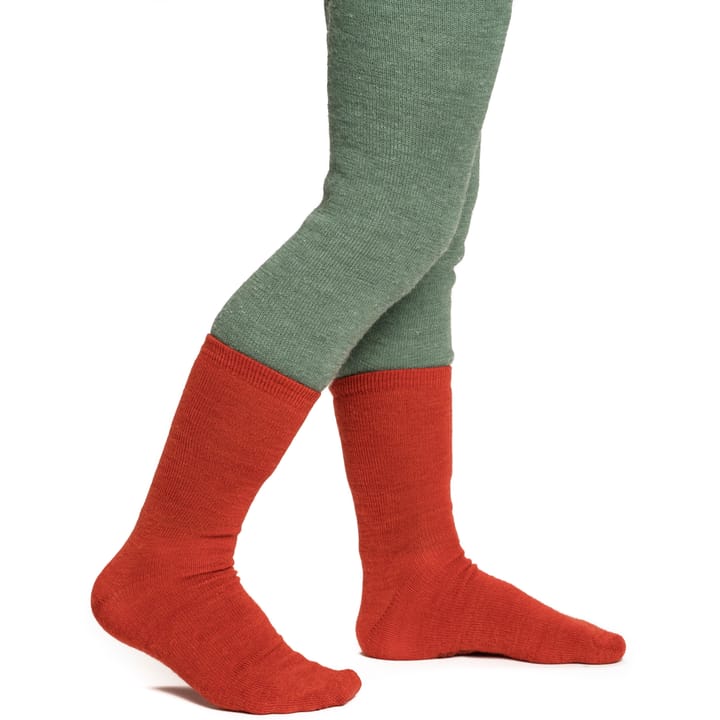 Woolpower Kids' Socks Liner Classic Autumn Red Woolpower