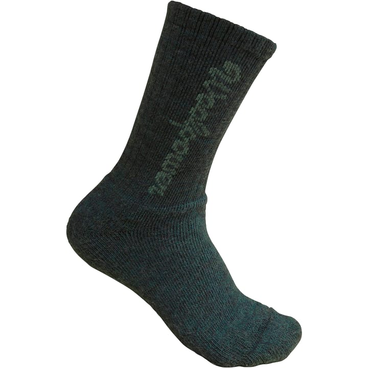 Woolpower Kids' Socks Logo 400 Forest Green Woolpower