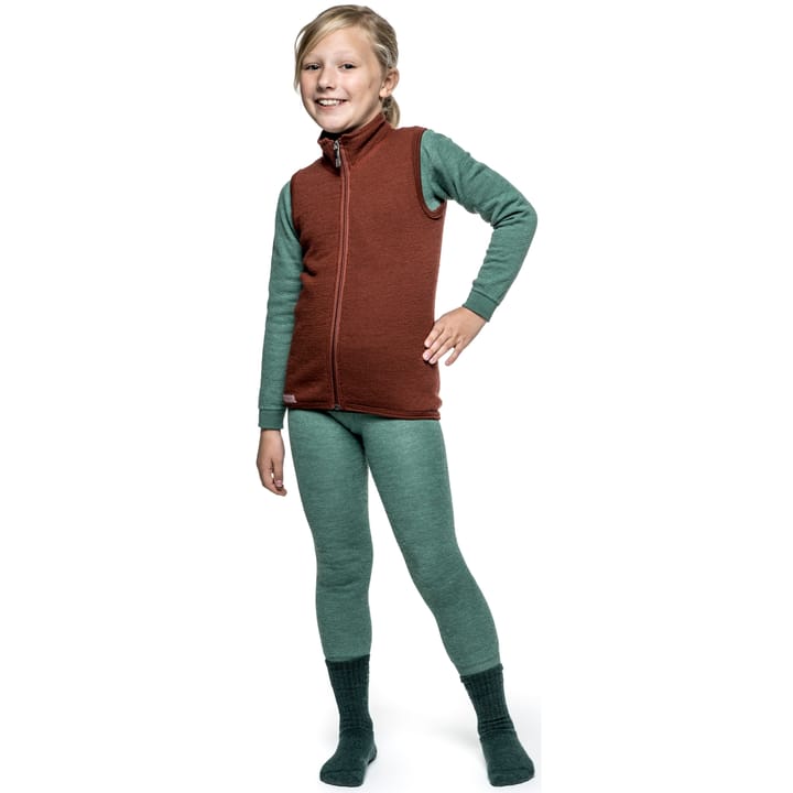 Woolpower Kids' Vest 400 Rust Red Woolpower Woolpower Kids' Vest 400 Rust Red Woolpower