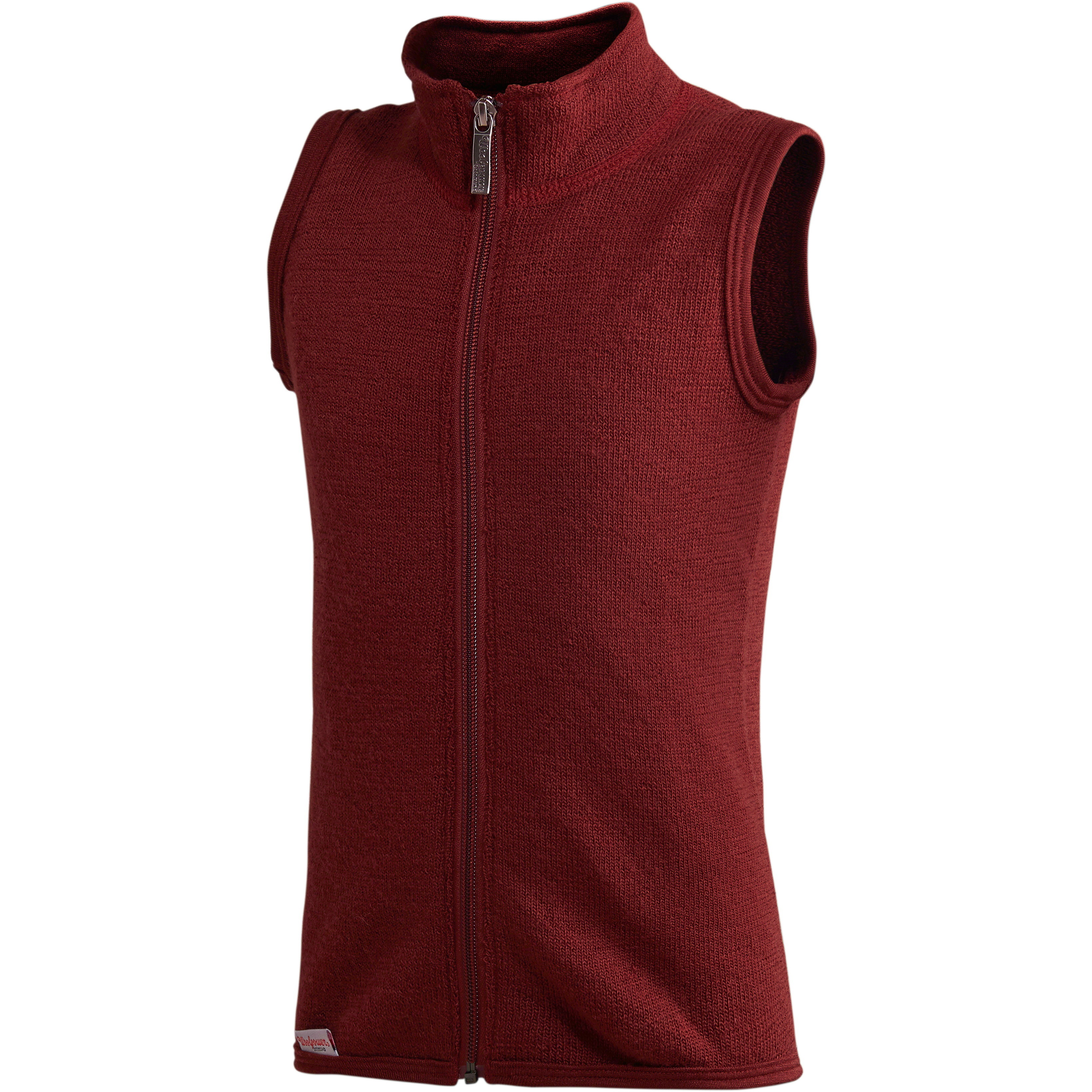 Woolpower Kids' Vest 400 Rust Red Gefütterte Westen 122-128