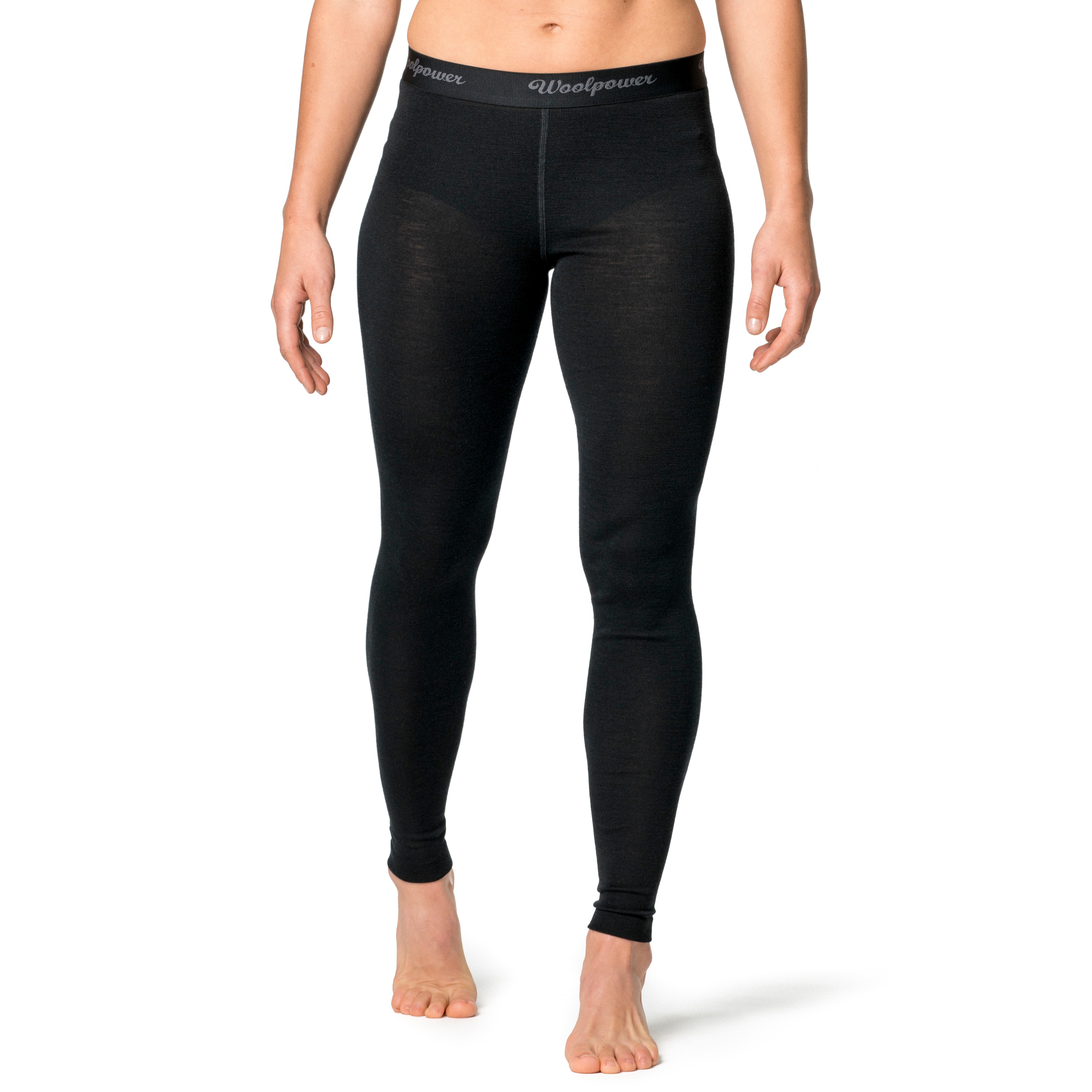 Woolpower Women's Long Johns LITE Black Underställsbyxor L