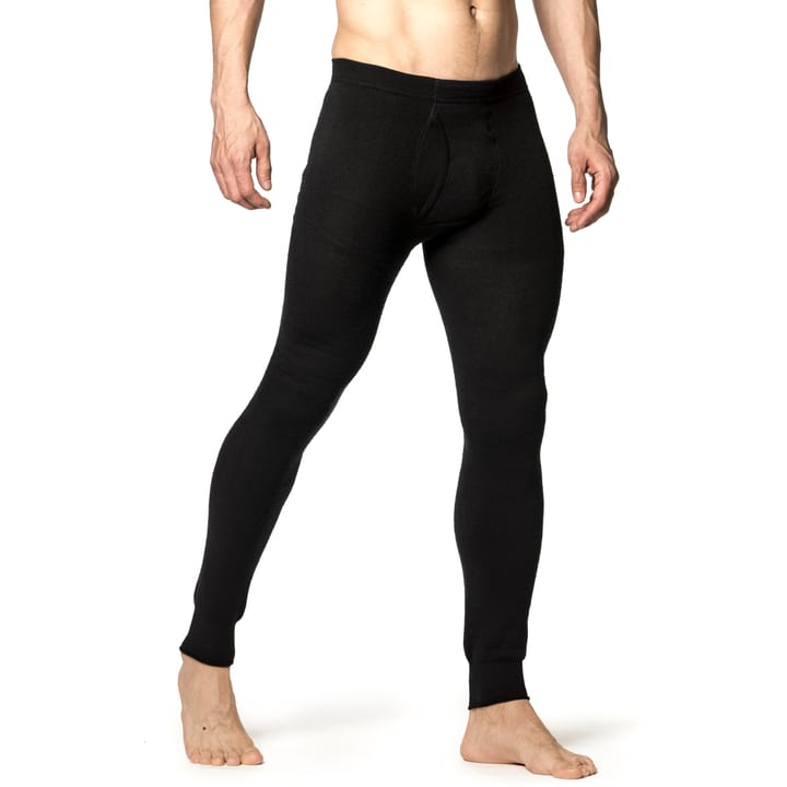 Woolpower Long Johns with Fly 200 Black Woolpower