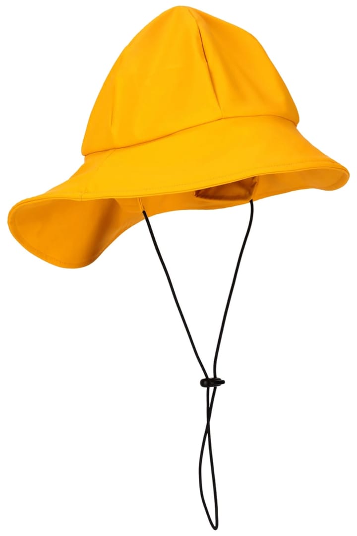 Weather Report Alix Unisex Pu Rain Hat Golden Rod Weather Report