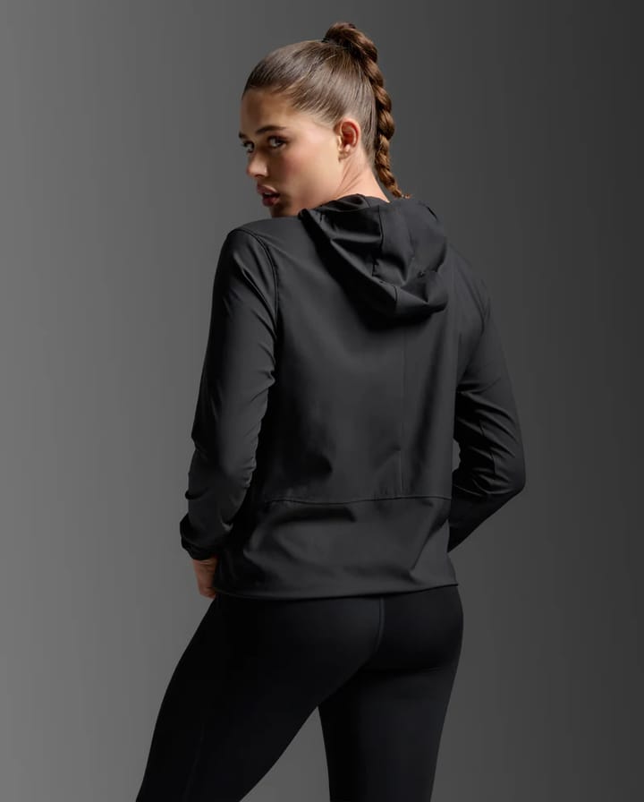 2XU Women's Aero Jacket Black/Silver Reflective 2XU