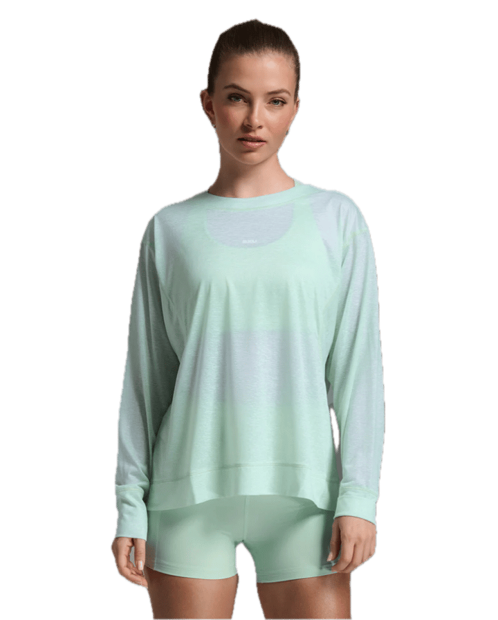2XU Relight Long Sleeve Digital Mint/white 2XU