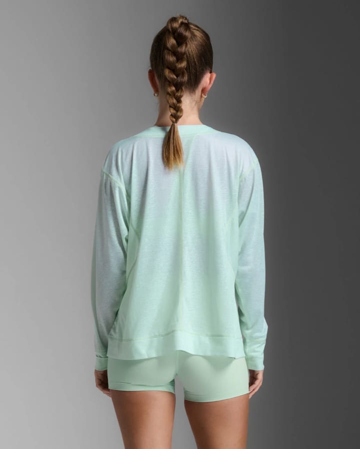 2XU Relight Long Sleeve Digital Mint/white 2XU