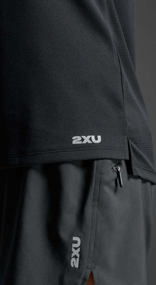 2XU Women'S Aero Mesh Singlet Black/silver Reflective 2XU