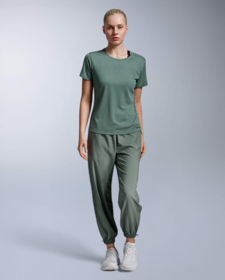 2XU Women'S Aero Mesh Tee Olive Leaf/olive Leaf Reflective 2XU