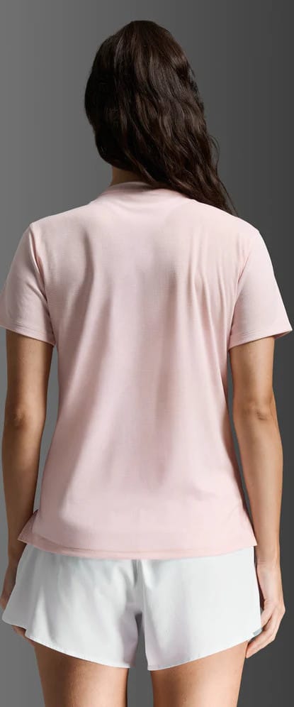 2XU Women'S Aero Mesh Tee Pink Frost/pink Frost Reflective 2XU