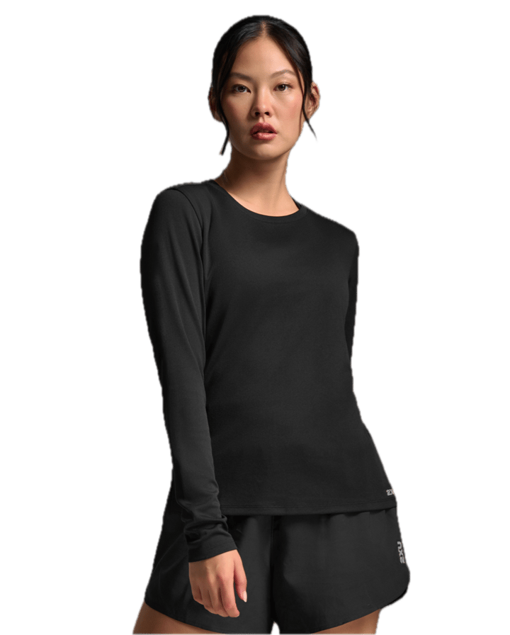 2XU Women'S Aero Mesh Long Sleeve Black/silver Reflective 2XU