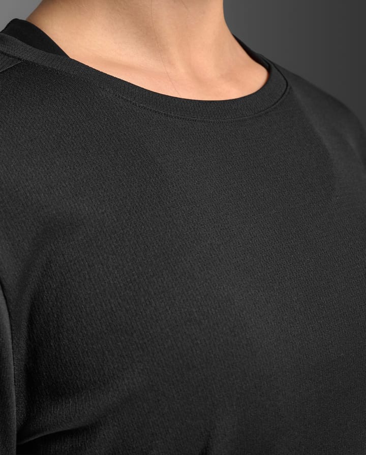 2XU Women'S Aero Mesh Long Sleeve Black/silver Reflective 2XU 2XU Women'S Aero Mesh Long Sleeve Black/silver Reflective 2XU