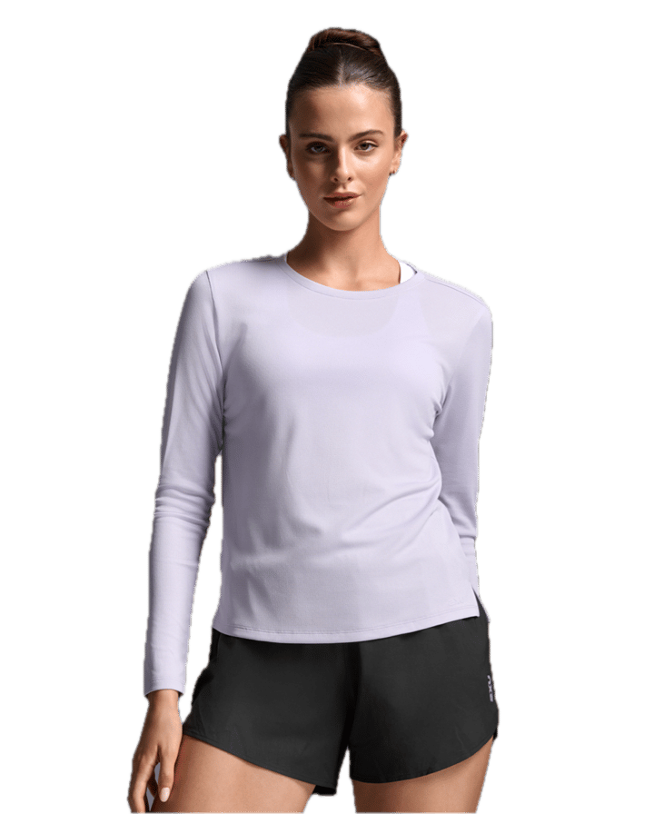 2XU Women'S Aero Mesh Long Sleeve Virtual Violet/violet Reflective 2XU