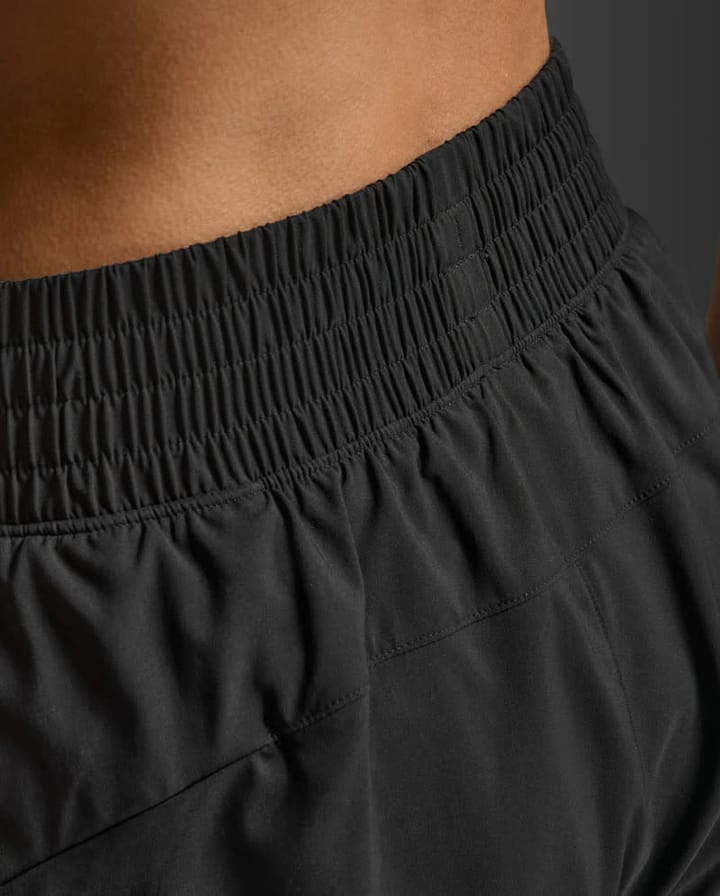 2XU Women's Aero Hi-Rise 4 Inch Shorts Black/silver Reflective 2XU