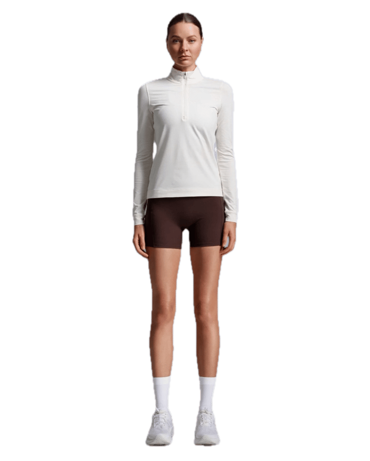 2XU Women'S Flex 1/2 Zip Long Sleeve Chalk/chalk 2XU