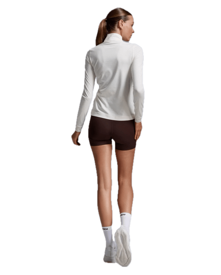 2XU Women'S Flex 1/2 Zip Long Sleeve Chalk/chalk 2XU