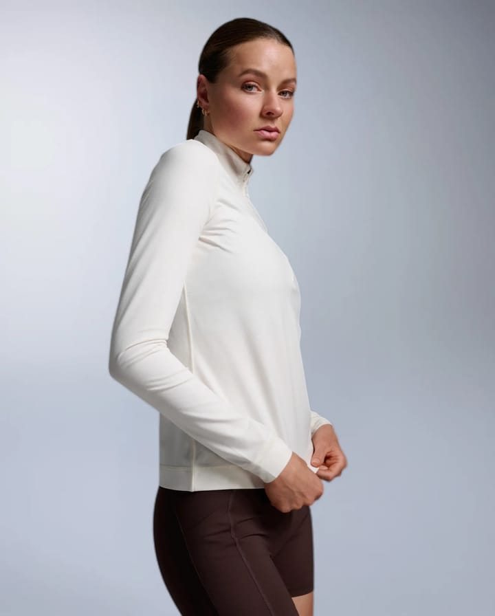 2XU Women'S Flex 1/2 Zip Long Sleeve Chalk/chalk 2XU