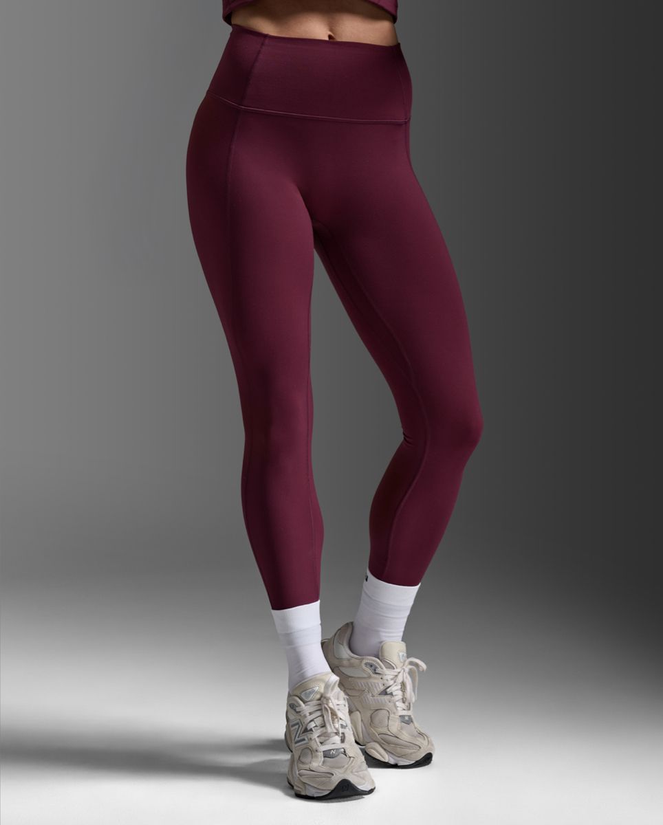 2XU Women's Fluid Hi-Rise Tights Amaretto/amaretto