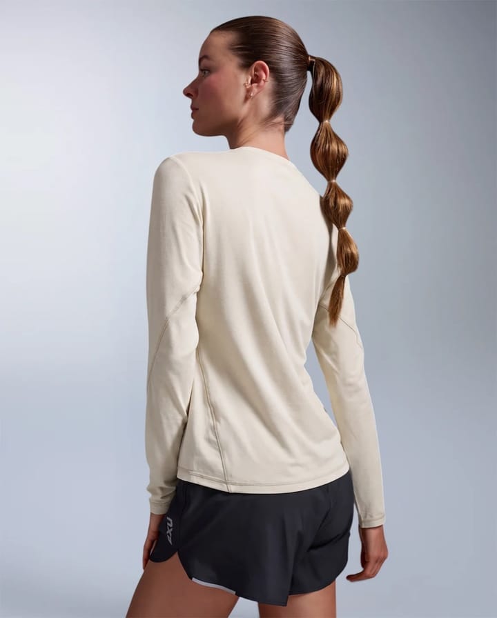 2XU Women'S Ignition Wool Long Sleeve Chalk/chalk 2XU