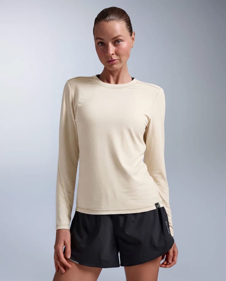 2XU Women'S Ignition Wool Long Sleeve Chalk/chalk 2XU