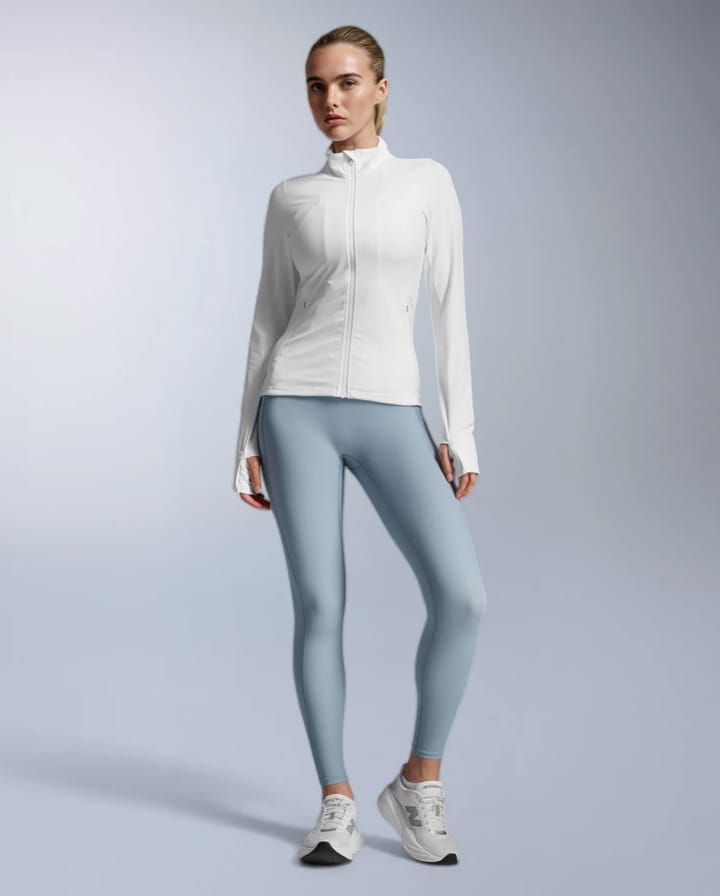 2XU Women'S Fluid Full Zip Jacket White/white 2XU