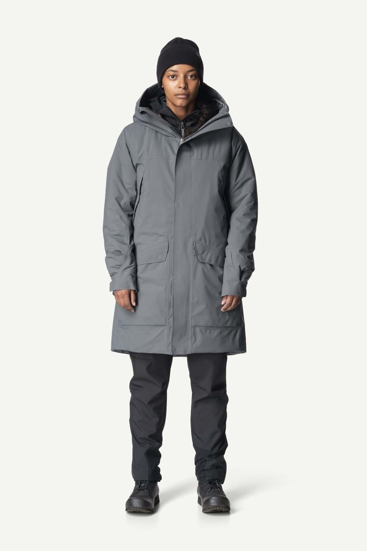 Houdini Women's Fall In Parka Thunder Gray Houdini Houdini Women's Fall In Parka Thunder Gray Houdini