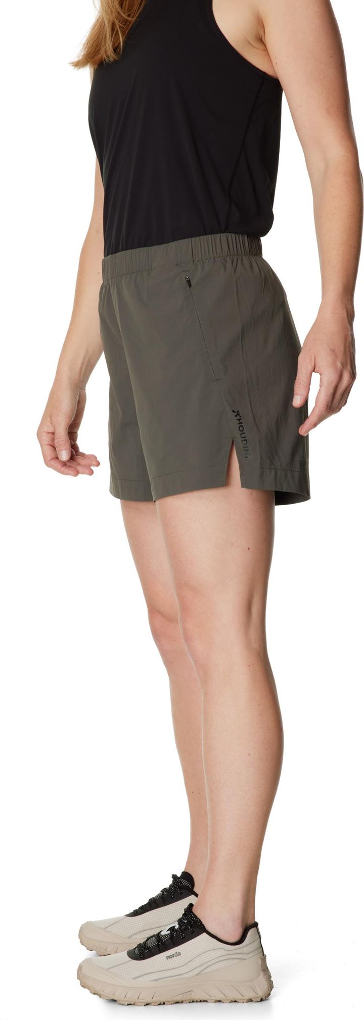 Houdini Women's Liquid Shorts Baremark Green Houdini