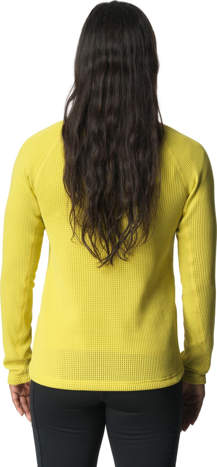 Houdini Women's Pace Flow Half Zip Be The Light Green Houdini