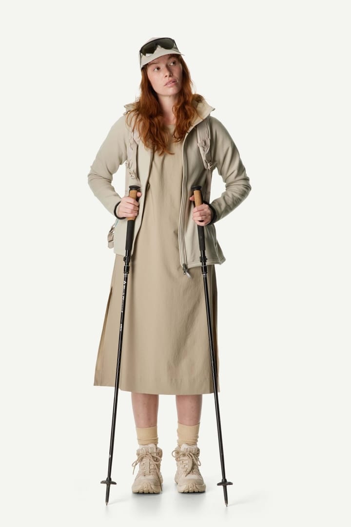 Houdini Women's Power Up Houdi Greenish Gray Houdini Sportswear