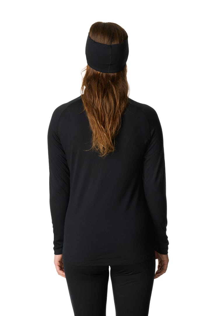 Houdini W'S Puremerino Crew True Black Houdini Sportswear
