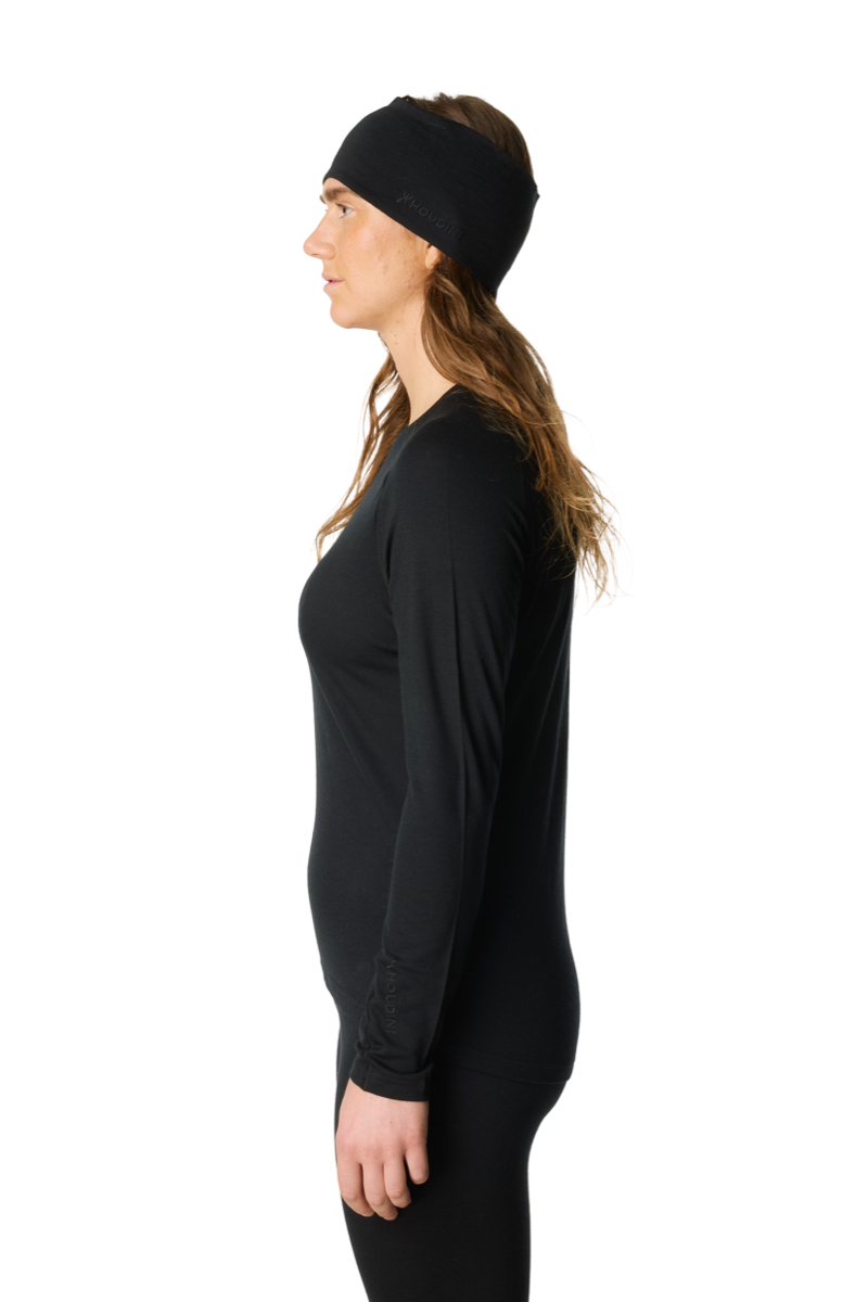 Houdini Women&acute;s Puremerino Crew True Black