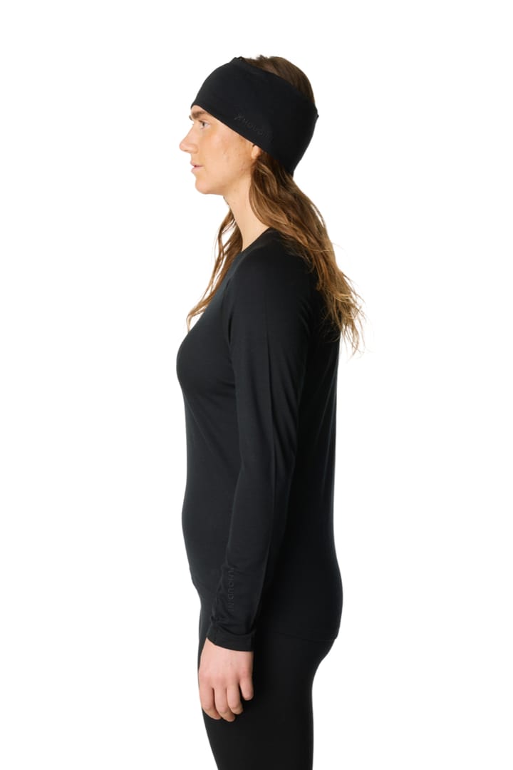 Houdini W'S Puremerino Crew True Black Houdini Sportswear