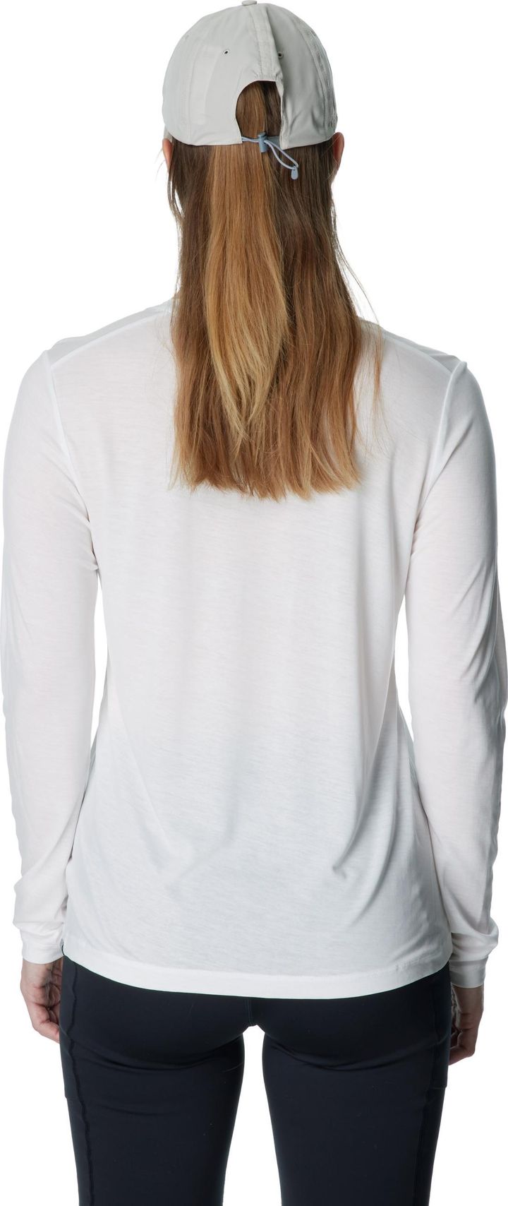 Houdini Women's Tree Long Sleeve Tee Powderday White Houdini