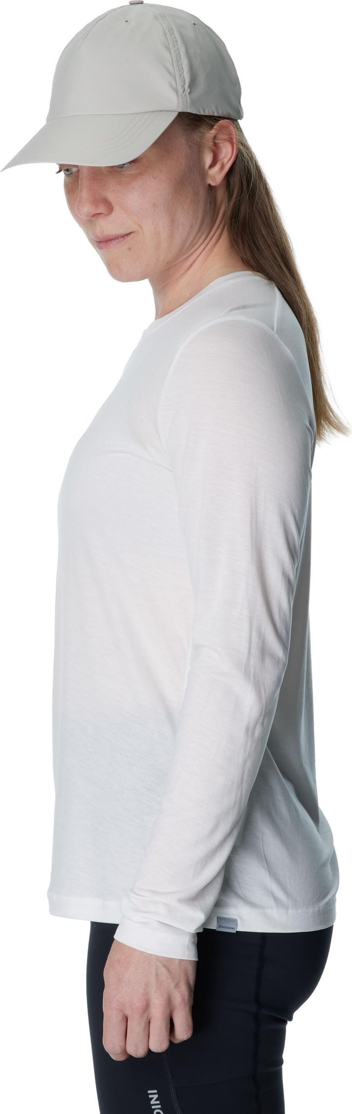 Houdini Women's Tree Long Sleeve Tee Powderday White Houdini