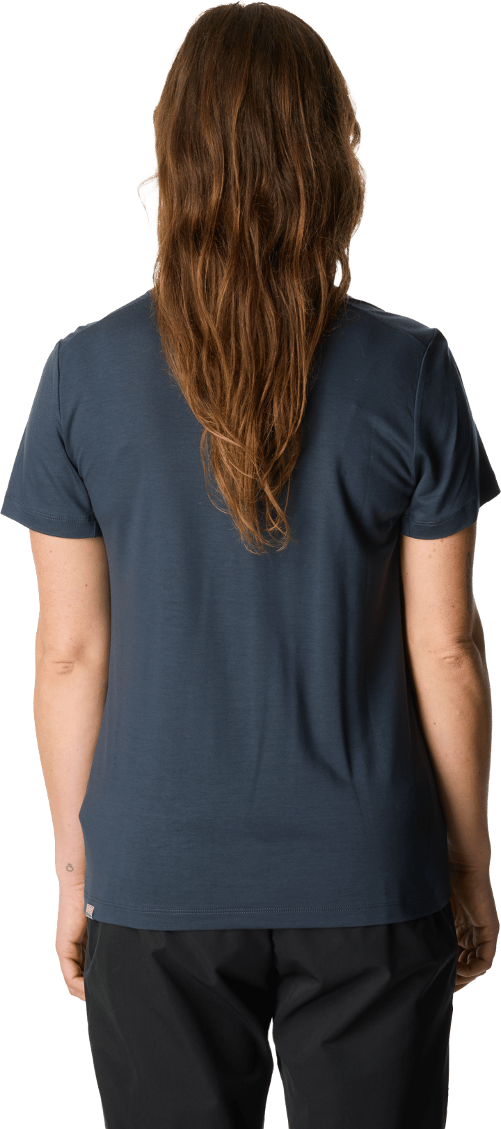 Houdini Women's Tree Message Tee Big Bang Blue / Houdini Logo Houdini