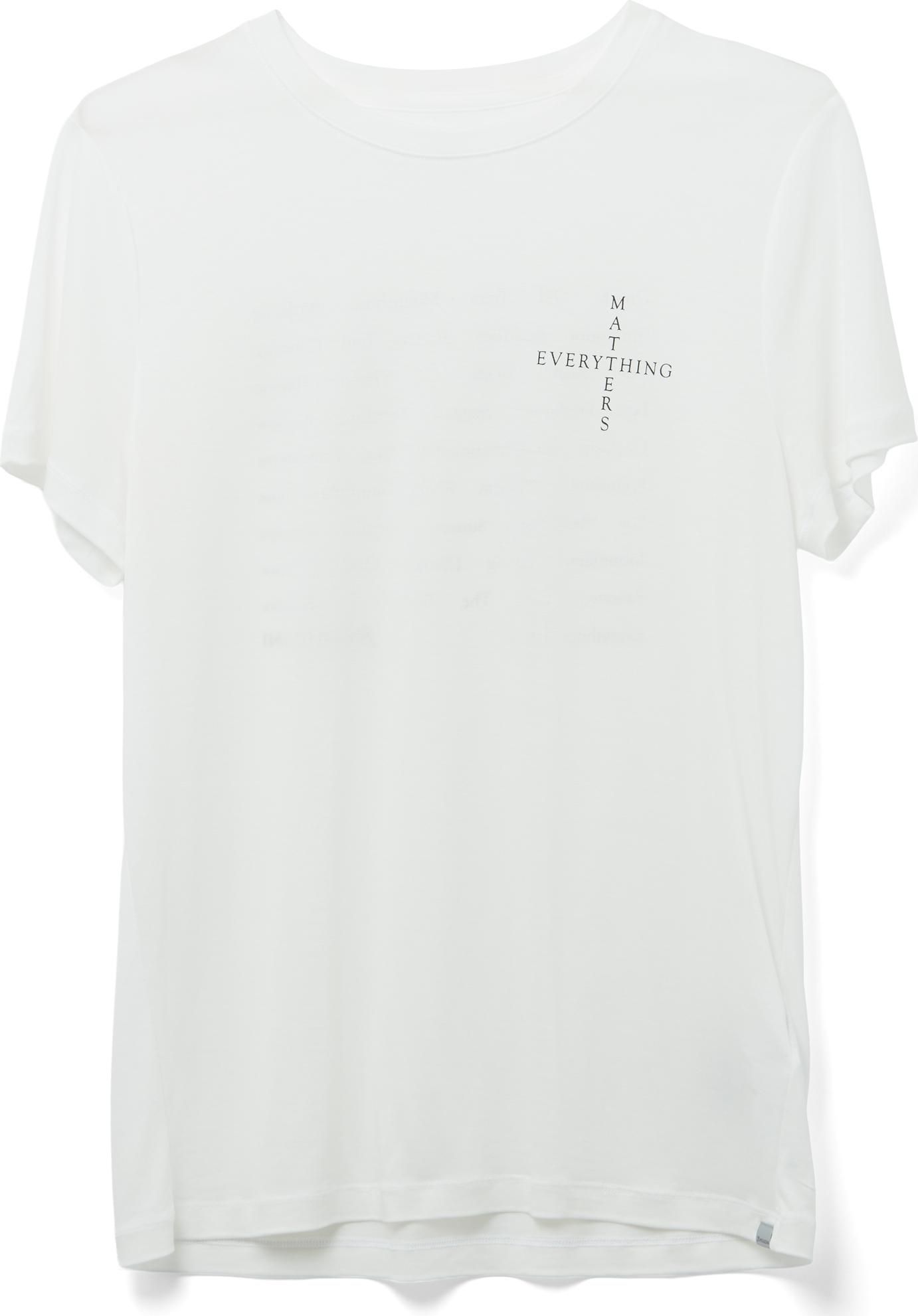 Houdini Women's Tree Message Tee Powderday White/Em Manifesto