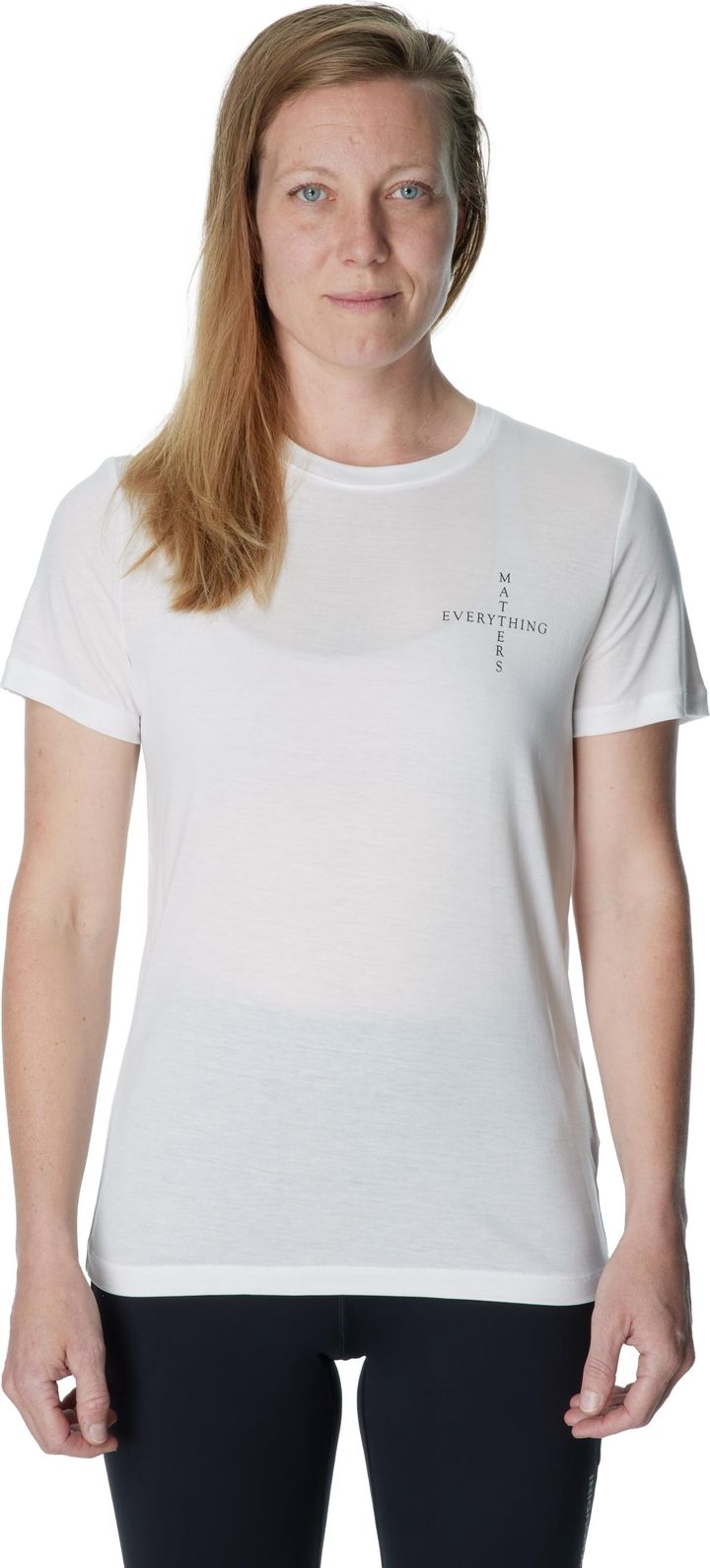 Houdini Women's Tree Message Tee Powderday White/Em Manifesto Houdini
