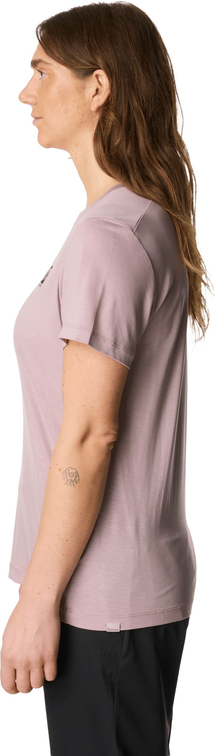 Houdini Women's Tree Message Tee Sky Purple / Retro Rebel Houdini