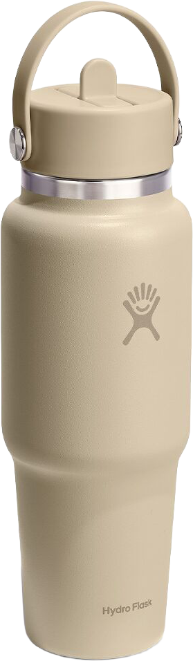 Hydro Flask 946 ml Wide Mouth Travel Bottle with Flex Straw Cap Oat  0.946 L