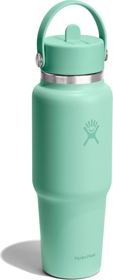 Hydro Flask 946 ml Wide Mouth Travel Bottle with Flex Straw Cap Mermaid Green Hydro Flask